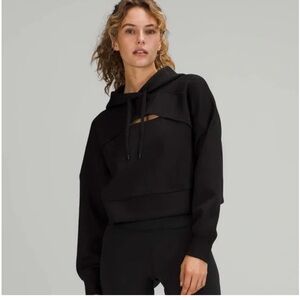 Lululemon crop top open chest hoodie